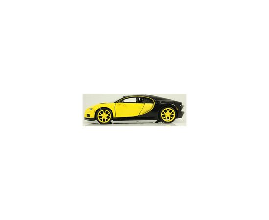 Машина Maisto Bugatti Chiron 1:24 Чорно-жовта (31514 black/yellow), зображення 5 Машина Maisto Bugatti Chiron 1:24 Чорно-жовта (31514 black/yellow), зображення 5