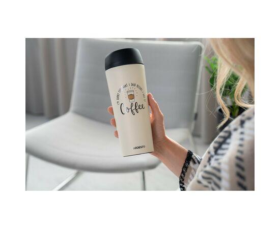 Термочашка Ardesto Coffee Time 450 мл Бежева (AR2645C), изображение 9 Термочашка Ardesto Coffee Time 450 мл Бежева (AR2645C), изображение 9
