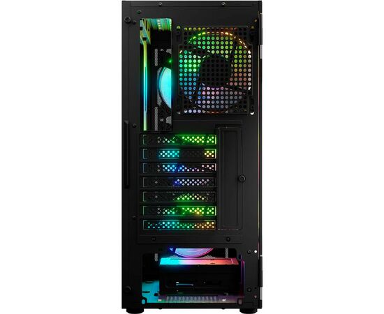 Корпус Logic concept PORTOS MESH+GLASS ARGB fans 4x120mm BLACK (AT-PORTOS-10-0000000-0002), зображення 10 Корпус Logic concept PORTOS MESH+GLASS ARGB fans 4x120mm BLACK (AT-PORTOS-10-0000000-0002), зображення 10