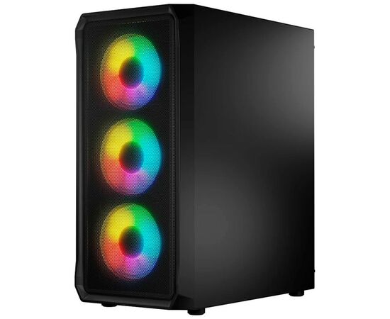 Корпус Logic concept PORTOS MESH+GLASS ARGB fans 4x120mm BLACK (AT-PORTOS-10-0000000-0002), зображення 2 Корпус Logic concept PORTOS MESH+GLASS ARGB fans 4x120mm BLACK (AT-PORTOS-10-0000000-0002), зображення 2