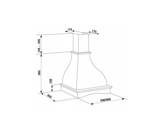 Вытяжка кухонная Eleyus Solo Country 1200 LED SMD 60 N, изображение 12 Вытяжка кухонная Eleyus Solo Country 1200 LED SMD 60 N, изображение 12