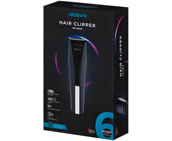 Машинка для стрижки Ardesto HC-Y20-B, изображение 9 Машинка для стрижки Ardesto HC-Y20-B, изображение 9