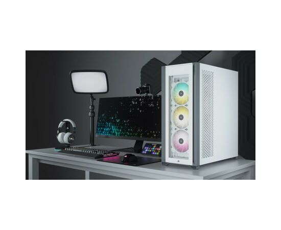 Корпус Corsair iCUE 7000X RGB Tempered Glass White (CC-9011227-WW), изображение 10 Корпус Corsair iCUE 7000X RGB Tempered Glass White (CC-9011227-WW), изображение 10