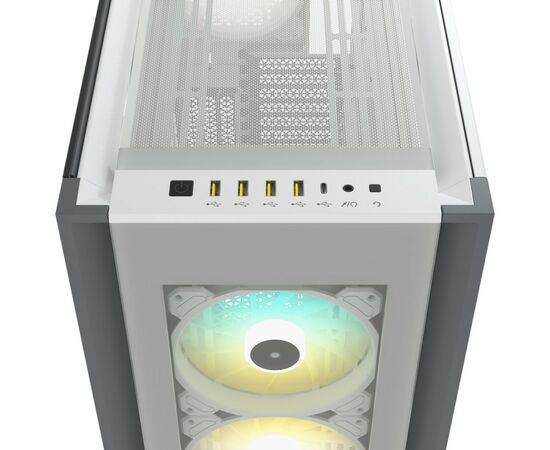 Корпус Corsair iCUE 7000X RGB Tempered Glass White (CC-9011227-WW), изображение 3 Корпус Corsair iCUE 7000X RGB Tempered Glass White (CC-9011227-WW), изображение 3