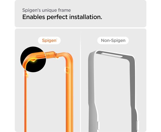 Стекло защитное Spigen Apple iPhone 15 Pro Max Glas.tR AlignMaster FC Black (2P) (AGL06875), изображение 8 Стекло защитное Spigen Apple iPhone 15 Pro Max Glas.tR AlignMaster FC Black (2P) (AGL06875), изображение 8