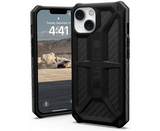 Чехол для моб. телефона Uag Apple iPhone 14 Monarch, Carbon Fiber (114032114242), изображение 11 Чехол для моб. телефона Uag Apple iPhone 14 Monarch, Carbon Fiber (114032114242), изображение 11
