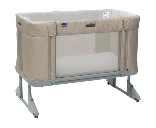 Кроватка Chicco 3 в 1 Next2Me Forever Темно-бежевая (79650.02)