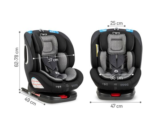 Автокресло MoMi Tordi (0-36кг) black (FOSA00016), изображение 12
