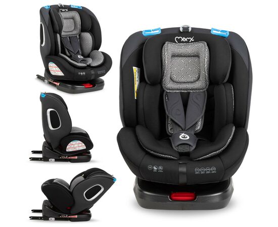 Автокресло MoMi Tordi (0-36кг) black (FOSA00016), изображение 2
