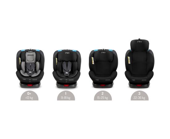 Автокресло MoMi Tordi (0-36кг) black (FOSA00016), изображение 6