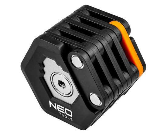 Замок велосипедный Neo Tools цинковий сплав + ABS пластик 78 см 0.62 кг (91-006), изображение 9 Замок велосипедный Neo Tools цинковий сплав + ABS пластик 78 см 0.62 кг (91-006), изображение 9