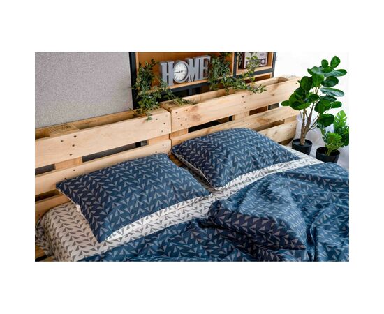 Постельное белье Ardesto Gloria сатин синий евро 200х220 (ART2022DB), изображение 10 Постельное белье Ardesto Gloria сатин синий евро 200х220 (ART2022DB), изображение 10