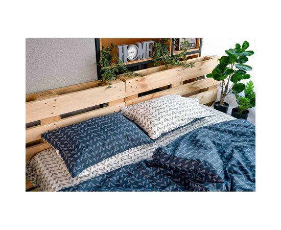 Постельное белье Ardesto Gloria сатин синий евро 200х220 (ART2022DB), изображение 11 Постельное белье Ardesto Gloria сатин синий евро 200х220 (ART2022DB), изображение 11