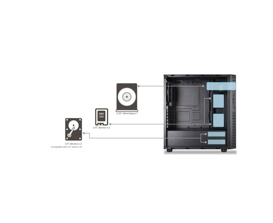 Корпус Silver Stone SST-PS14B-E, изображение 8 Корпус Silver Stone SST-PS14B-E, изображение 8