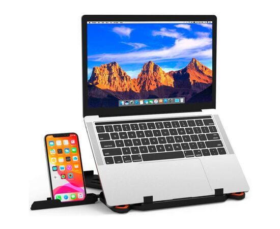 Подставка для ноутбука DYXON FIX 1 Black (DXNLSF1B), изображение 6 Подставка для ноутбука DYXON FIX 1 Black (DXNLSF1B), изображение 6
