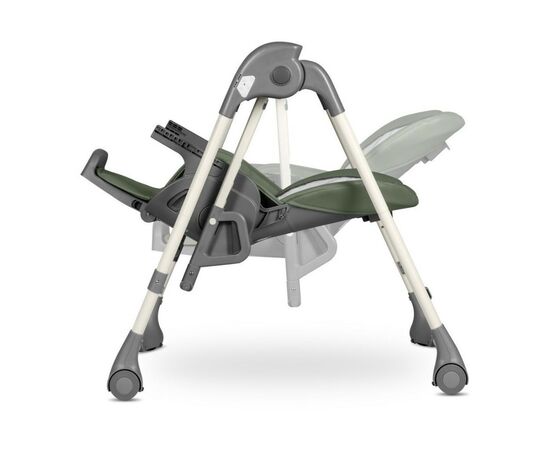 Стульчик для кормления Lionelo 2 в 1 Laurice Green Olive с функцией качели (LO-LAURICE GREEN OLIVE), изображение 10 Стульчик для кормления Lionelo 2 в 1 Laurice Green Olive с функцией качели (LO-LAURICE GREEN OLIVE), изображение 10