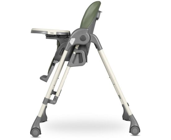 Стульчик для кормления Lionelo 2 в 1 Laurice Green Olive с функцией качели (LO-LAURICE GREEN OLIVE), изображение 6 Стульчик для кормления Lionelo 2 в 1 Laurice Green Olive с функцией качели (LO-LAURICE GREEN OLIVE), изображение 6
