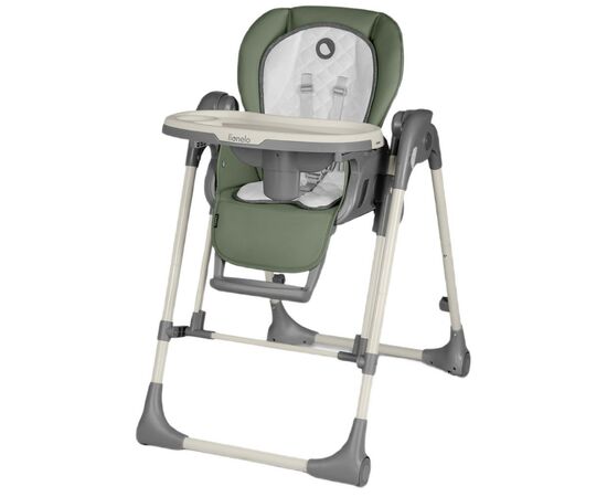 Стульчик для кормления Lionelo 2 в 1 Laurice Green Olive с функцией качели (LO-LAURICE GREEN OLIVE)