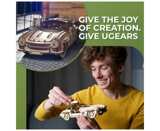Конструктор Ugears Крылатое спорткупе (6337511), изображение 10 Конструктор Ugears Крылатое спорткупе (6337511), изображение 10