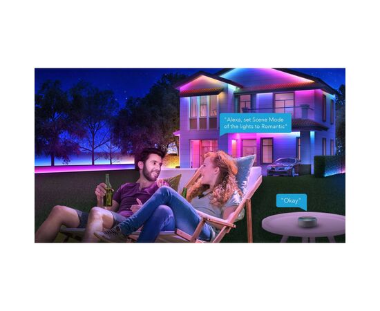 Светодиодная лента Govee Phantasy Outdoor LED RGBIC Strip Lights 10м Білий (H61723D1), изображение 12 Светодиодная лента Govee Phantasy Outdoor LED RGBIC Strip Lights 10м Білий (H61723D1), изображение 12