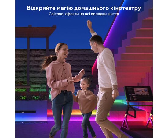Светодиодная лента Govee Phantasy Outdoor LED RGBIC Strip Lights 10м Білий (H61723D1), изображение 4 Светодиодная лента Govee Phantasy Outdoor LED RGBIC Strip Lights 10м Білий (H61723D1), изображение 4