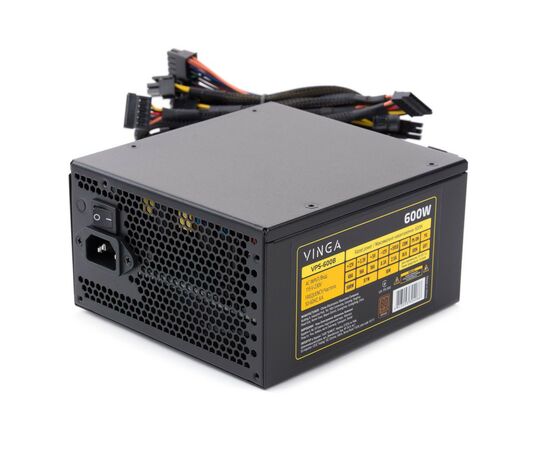 Блок питания Vinga 600W (VPS-600B), изображение 10 Блок питания Vinga 600W (VPS-600B), изображение 10
