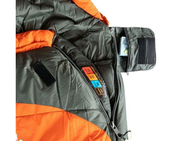 Спальный мешок Tramp Oimyakon Regular Orange/Grey R (UTRS-048R-R), изображение 7 Спальный мешок Tramp Oimyakon Regular Orange/Grey R (UTRS-048R-R), изображение 7