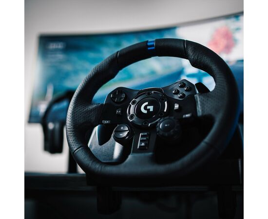 Руль Logitech G923 Racing Wheel and Pedals for PS4 and PC (941-000149), изображение 8 Руль Logitech G923 Racing Wheel and Pedals for PS4 and PC (941-000149), изображение 8