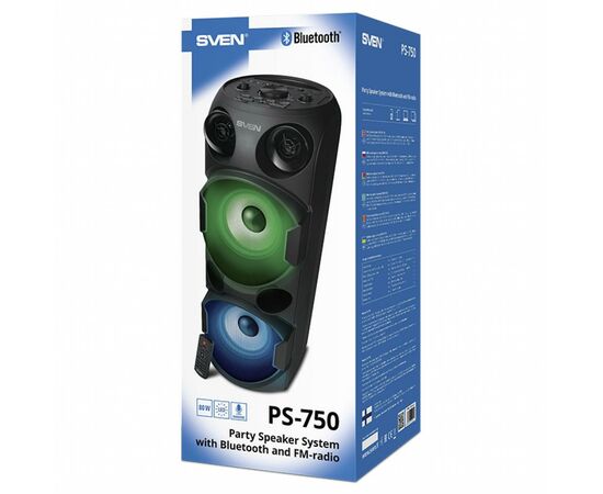 Акустическая система Sven PS-750 Black, изображение 12 Акустическая система Sven PS-750 Black, изображение 12