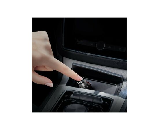FM модулятор Baseus Energy Column Car Wireless MP3 Charger Silver (CCNLZ-C0S), изображение 8 FM модулятор Baseus Energy Column Car Wireless MP3 Charger Silver (CCNLZ-C0S), изображение 8