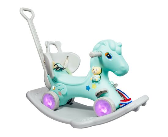 Качалка детская XoKo Коник гойдалка каталкаXOKO Play Pen RHO3 5 в 1 Blue (RHO3) (RHO3)