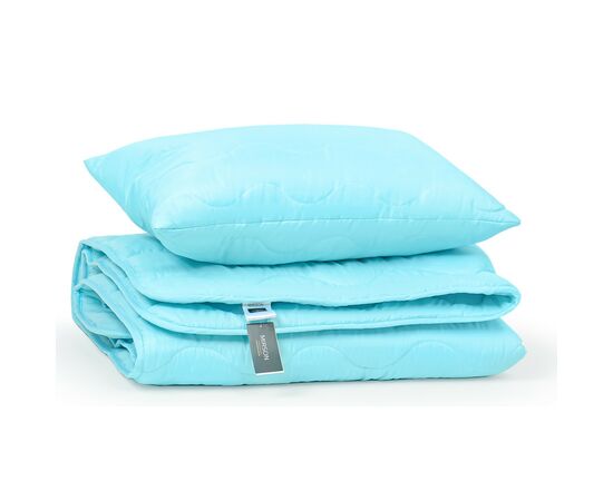 Одеяло MirSon Набор Хлопковый №1706 Eco Light BLue Одеяло 200х220+ подушка (2200002656344), изображение 4 Одеяло MirSon Набор Хлопковый №1706 Eco Light BLue Одеяло 200х220+ подушка (2200002656344), изображение 4