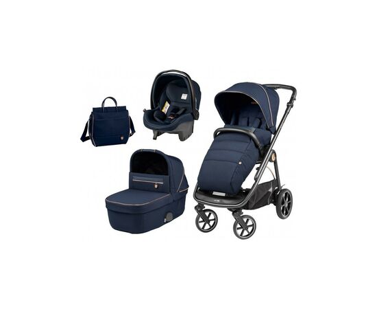 Коляска Peg-Perego 3 в 1 Veloce Blue Shine SL (PACK-VEL31SL000007)