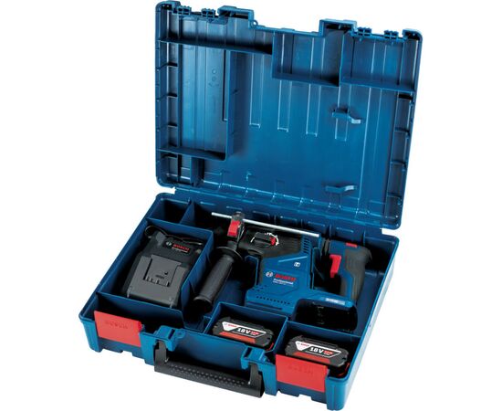 Перфоратор Bosch GBH 187-LI Professional 2*18 В 5 Ач, SDS-Plus, 2.4 Дж, 980 об/х (0.611.923.021), изображение 12 Перфоратор Bosch GBH 187-LI Professional 2*18 В 5 Ач, SDS-Plus, 2.4 Дж, 980 об/х (0.611.923.021), изображение 12