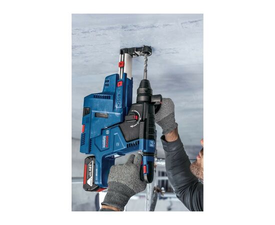 Перфоратор Bosch GBH 187-LI Professional 2*18 В 5 Ач, SDS-Plus, 2.4 Дж, 980 об/х (0.611.923.021), изображение 3 Перфоратор Bosch GBH 187-LI Professional 2*18 В 5 Ач, SDS-Plus, 2.4 Дж, 980 об/х (0.611.923.021), изображение 3