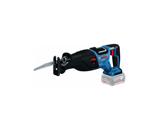 Шабельна пила Bosch GSA 185-LI, 18 В, пропил 230мм, хід 28мм (без АКБ та ЗП) (0.601.6C0.020)