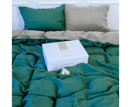 Постельное белье MirSon Лен Green meadow 175х210 (2200005371350), изображение 12