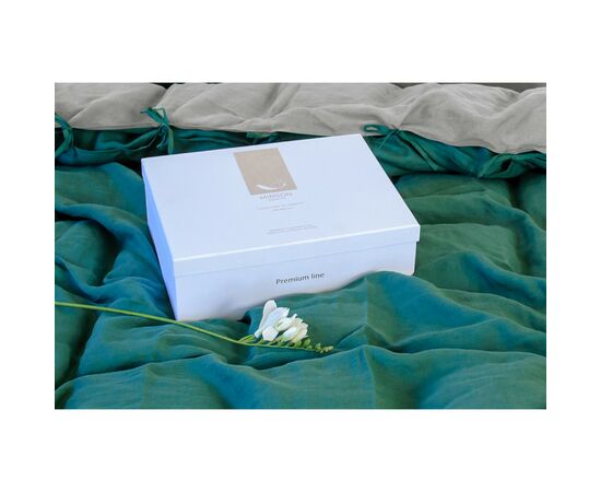 Постельное белье MirSon Лен Green meadow 175х210 (2200005371350), изображение 4