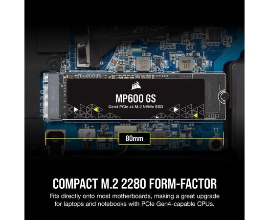 Накопитель SSD M.2 2280 1TB MP600GS Corsair (CSSD-F1000GBMP600GS), изображение 11 Накопитель SSD M.2 2280 1TB MP600GS Corsair (CSSD-F1000GBMP600GS), изображение 11