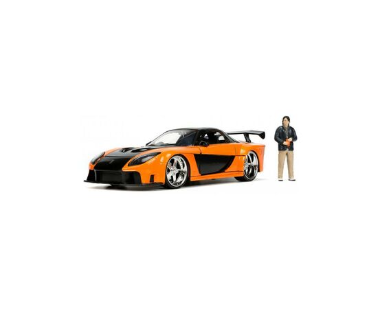 Машина Jada металева Форсаж 9 Mazda RX-7 із фігуркою Хана 1:24 (253205002), зображення 4