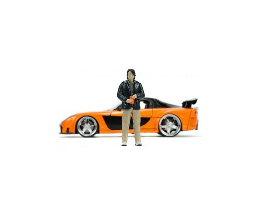 Машина Jada металева Форсаж 9 Mazda RX-7 із фігуркою Хана 1:24 (253205002), зображення 5