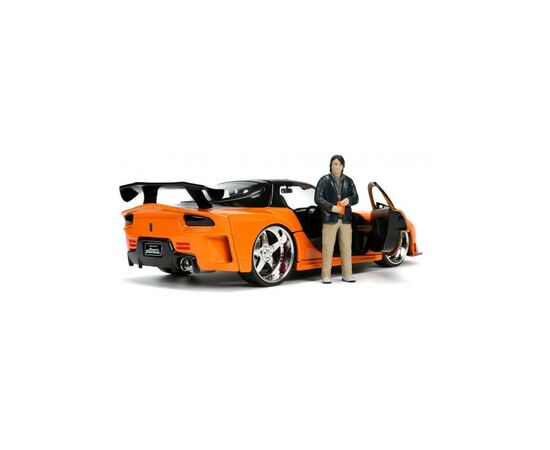 Машина Jada металева Форсаж 9 Mazda RX-7 із фігуркою Хана 1:24 (253205002), зображення 6