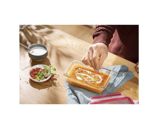 Харчовий контейнер Tefal Masterseal Glass7 Red 1.7 л (N1040610), зображення 6