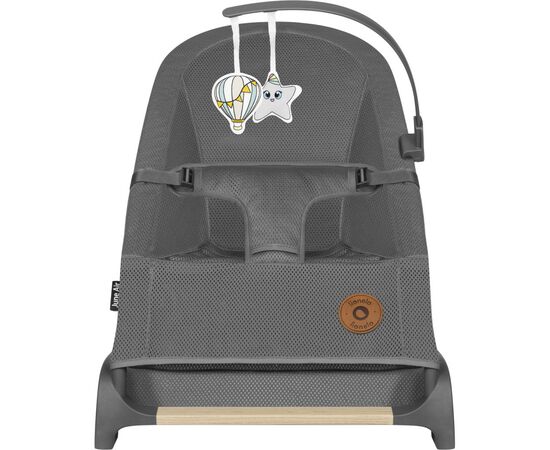 Кресло-качалка Lionelo шезлонг June air grey graphite (LO-JUNE AIR GREY GRAPHITE), изображение 3 Кресло-качалка Lionelo шезлонг June air grey graphite (LO-JUNE AIR GREY GRAPHITE), изображение 3