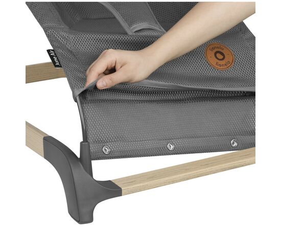Кресло-качалка Lionelo шезлонг June air grey graphite (LO-JUNE AIR GREY GRAPHITE), изображение 8 Кресло-качалка Lionelo шезлонг June air grey graphite (LO-JUNE AIR GREY GRAPHITE), изображение 8