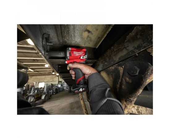 Гайковерт Milwaukee 1/2", M12 FIWF12-422X, 339 Нм, 2Ah (4933464616), изображение 11 Гайковерт Milwaukee 1/2", M12 FIWF12-422X, 339 Нм, 2Ah (4933464616), изображение 11