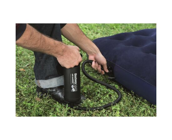 Матрас надувной BestWay Pavillo велюр Синій 99 x 188 x 22 см (67001), изображение 10 Матрас надувной BestWay Pavillo велюр Синій 99 x 188 x 22 см (67001), изображение 10