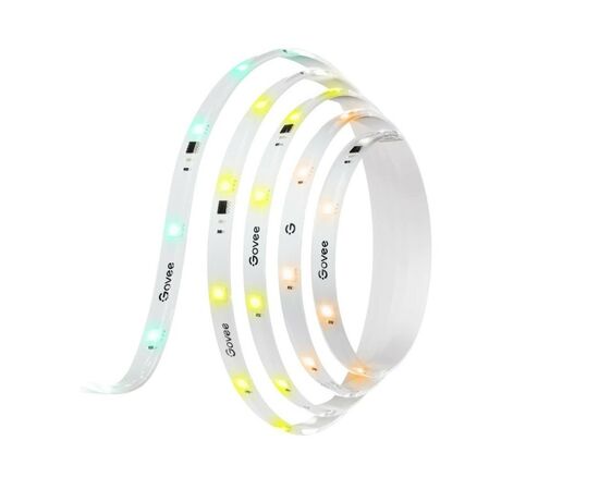 Светодиодная лента Govee RGBIC Basic Wi-Fi + Bluetooth LED Strip Light With Protective Coating 5м Білий (H619A3D1), изображение 3 Светодиодная лента Govee RGBIC Basic Wi-Fi + Bluetooth LED Strip Light With Protective Coating 5м Білий (H619A3D1), изображение 3