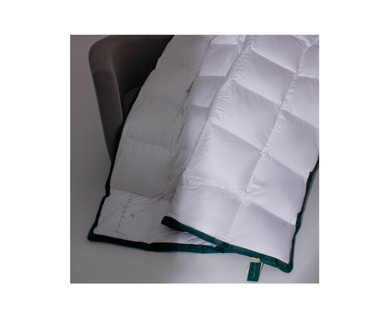 Одеяло MirSon Thinsulat Imperial Satin Luxe Демисезонное 100% пух 220х240 King Size (2200007177684), изображение 4