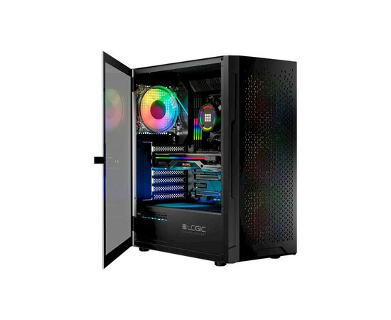 Корпус Logic concept ARAMIS MESH+GLASS ARGB fans 4x120mm BLACK (AT-ARAMIS-10-0000000-0002), зображення 12 Корпус Logic concept ARAMIS MESH+GLASS ARGB fans 4x120mm BLACK (AT-ARAMIS-10-0000000-0002), зображення 12